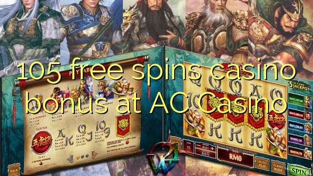 105 gratis spins casino bonus by AC Casino