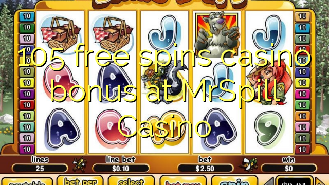 105 free spins casino bonus at MrSpill Casino