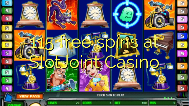 115 free spins at SlotJoint Casino