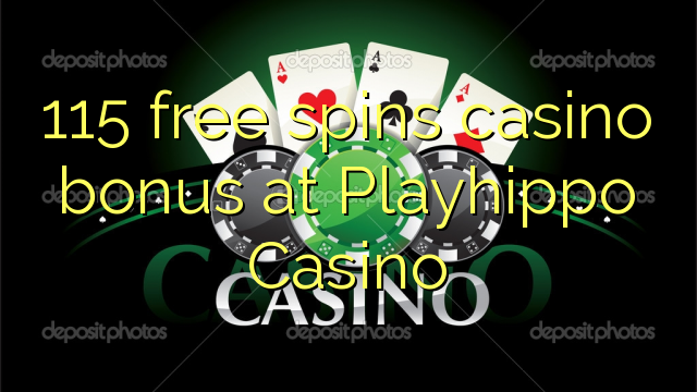 115 free spins casino bonus at Playhippo Casino