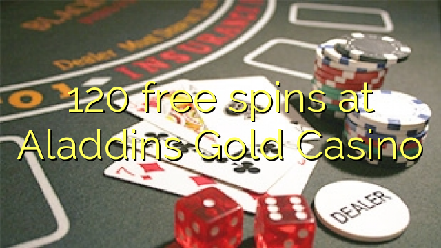 120 free spins at Aladdins Gold Casino