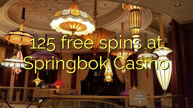 125 free spins at Springbok Casino