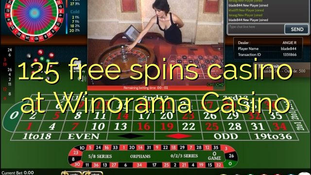 125 free spins casino at Winorama Casino