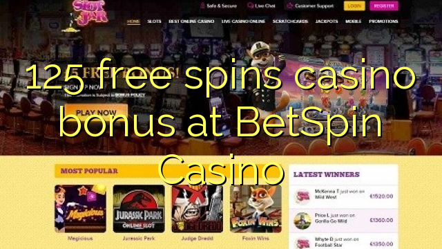 125 free inā Casino bonus i BetSpin Casino