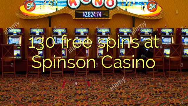 130 free spins at Spinson Casino