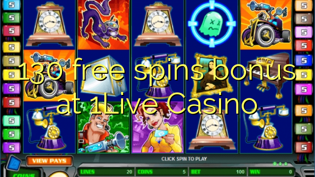 130 free spins bonus at 1Live Casino