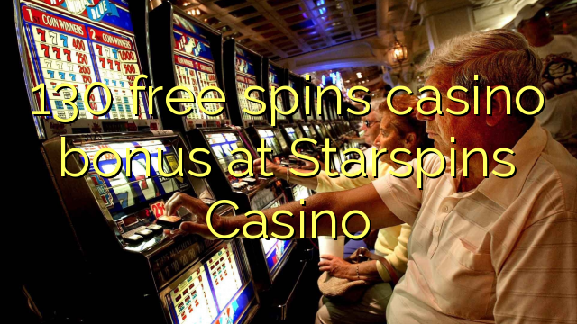 130 free spins casino bonus at Starspins Casino