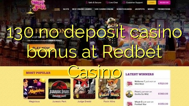 130 no deposit casino bonus at Redbet Casino