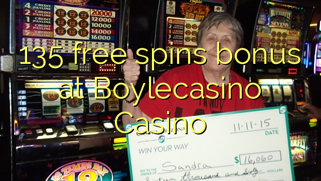 135 free spins bonus at BoyleCasino
