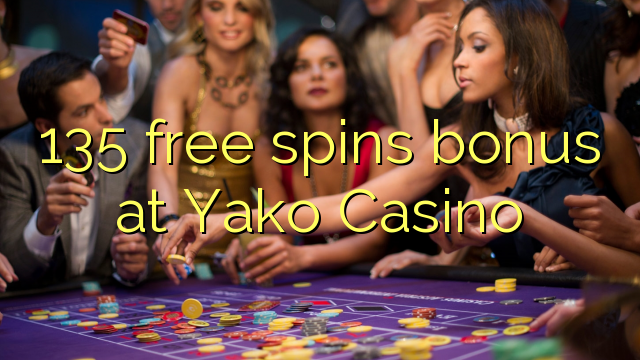 135 free spins bonus at Yako  Casino