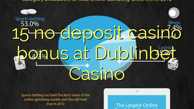 15 no deposit casino bonus at Dublinbet Casino