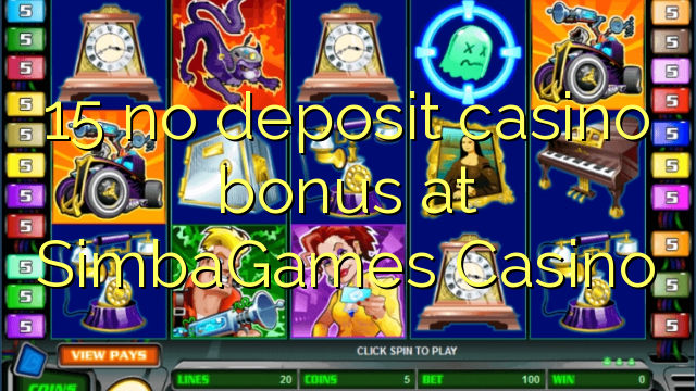 15 no deposit casino bonus at SimbaGames Casino