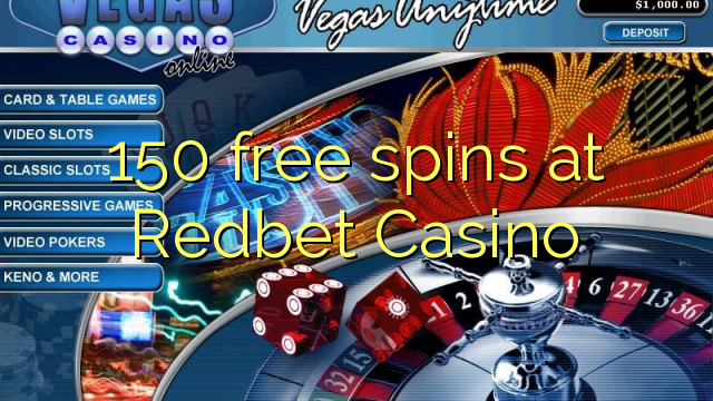 150 free spins at Redbet Casino