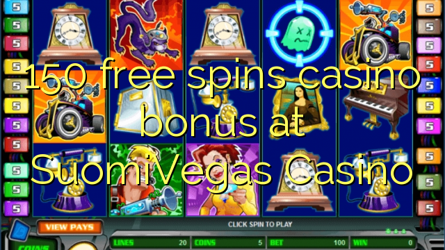 150 free spins casino bonus at SuomiVegas Casino