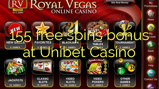 155 bebas berputar bonus di Unibet Casino