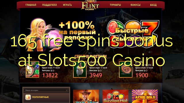 165 darmowych gier kasyno bonus Slots500