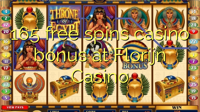 165 gratis spins casino bonus på Florijn Casino