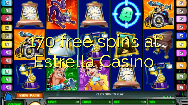 170 free spins at Estrella Casino