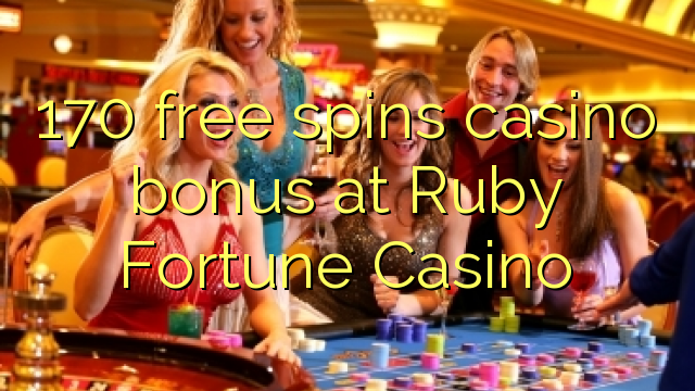 170 ilmaiskierrosta kasino bonus Ruby Fortune Casino
