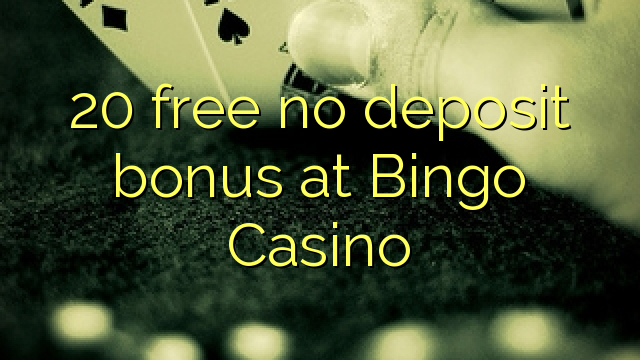 20 free no deposit bonus at Bingo Casino