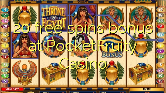 20 tiền thưởng miễn phí tại PocketFruity Casino
