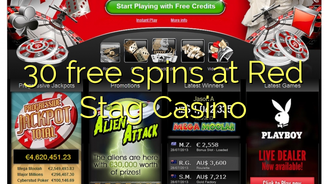 30 free spins a Red Stag Casino