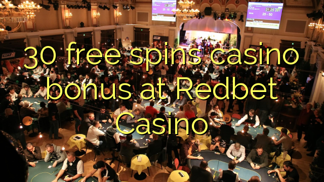 30 gratis spinnar casino bonus på Redbet Casino
