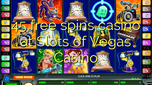45 δωρεάν περιστροφές καζίνο στο Slots of Vegas Casino
