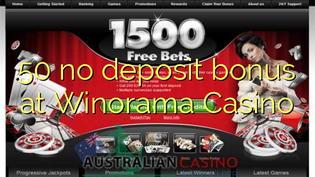 50 no deposit bonus at Winorama Casino