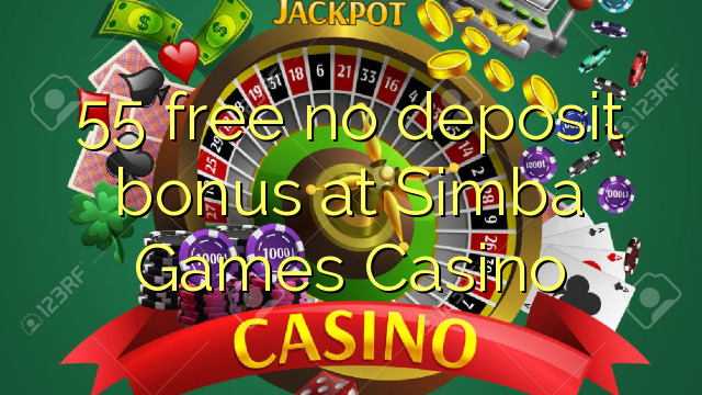 Simba Games Casino的55免费存款奖金