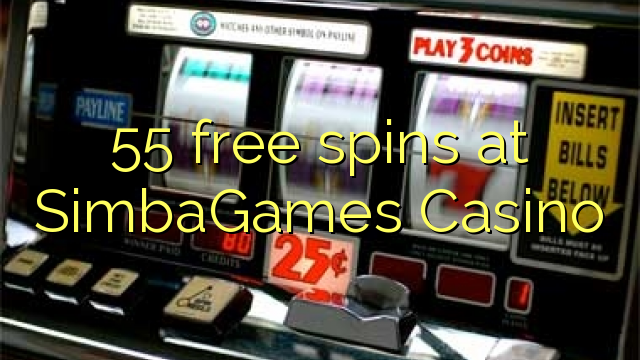 55 free spins at SimbaGames Casino