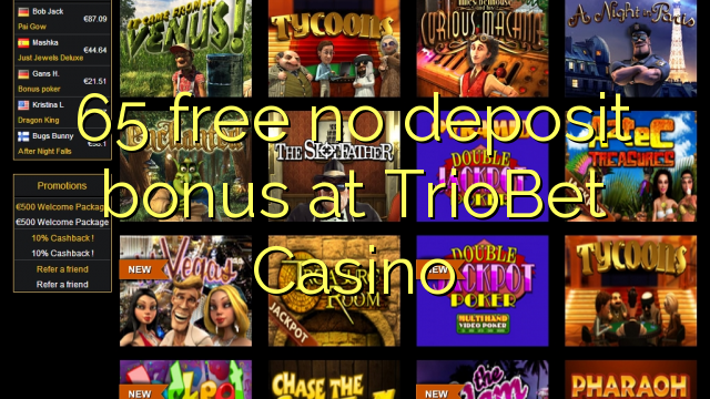 TrioBet Casino मा 65 नि: शुल्क जम्मा बोनस