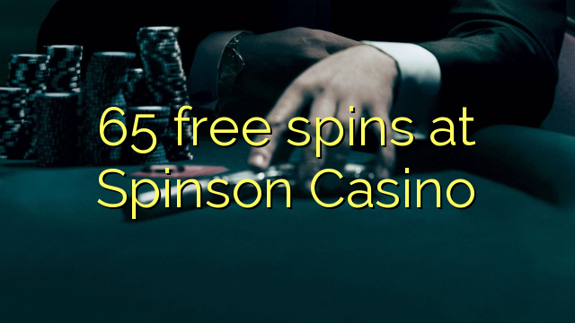 65 free spins at Spinson Casino