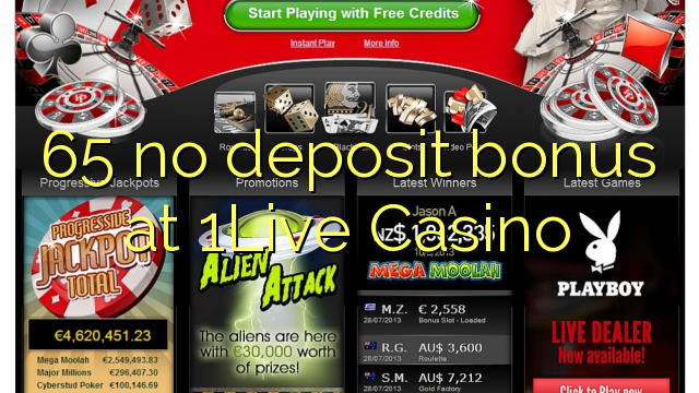 65 no deposit bonus at 1Live Casino