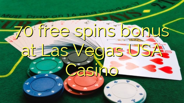 70 უფასო ტრიალებს ბონუს Las Vegas USA Casino