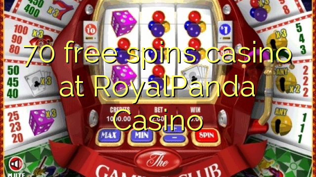 70 gratis spins casino på RoyalPanda Casino