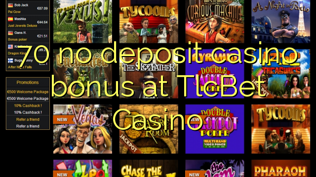 70 TlcBet казиного No Deposit Casino Bonus