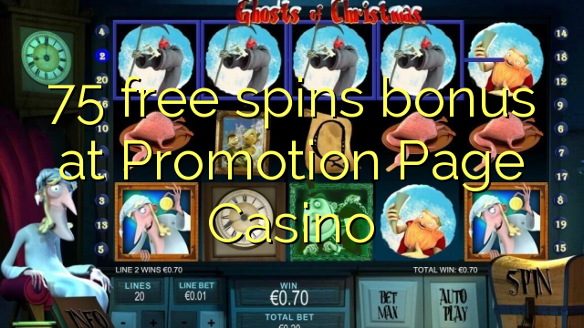 75 free spins bonus at Promotion Page Casino