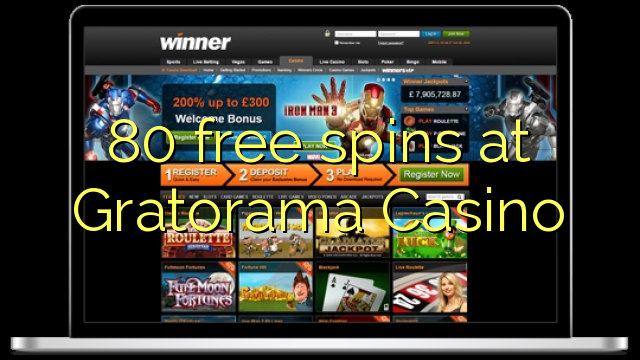 80 free spins at Gratorama Casino