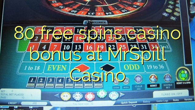 80 free spins casino bonus at MrSpill Casino