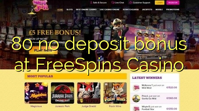 80 no deposit bonus at FreeSpins Casino