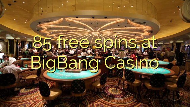 85 free spins at BigBang Casino