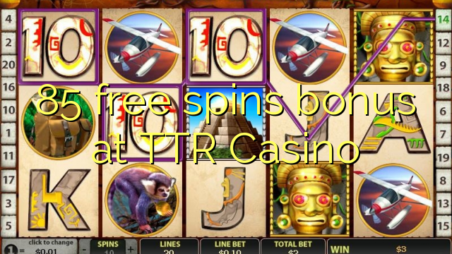 85 free spins bonus at TTR Casino