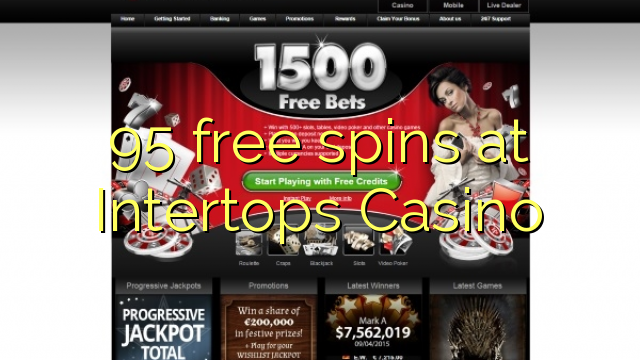 95 free spins at Intertops Casino