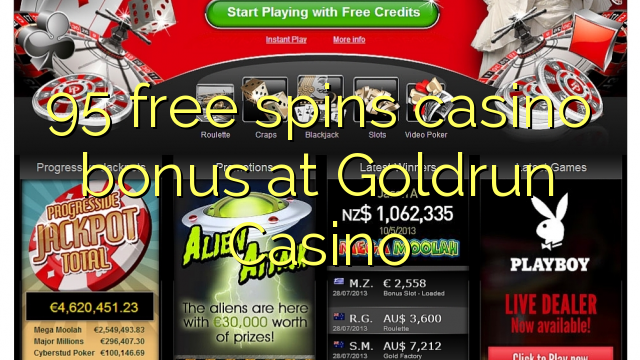 95 free spins casino bonus at Goldrun Casino