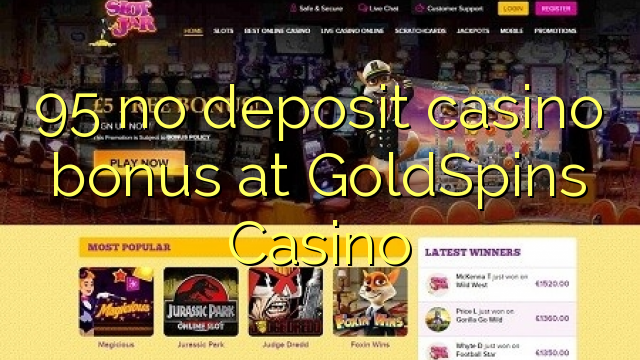 95 no deposit casino bonus at GoldSpins Casino