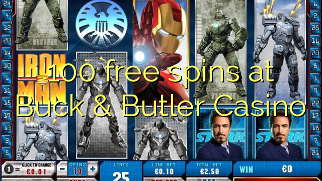 100 free spins at Buck & Butler Casino