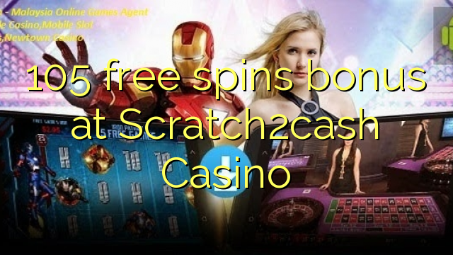 105 zadarmo točí bonus v kasíne Scratch2cash