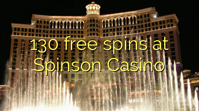 130 free spins at Spinson Casino