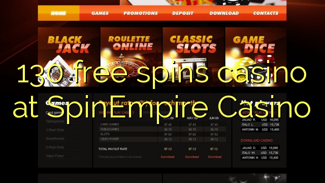 130 free spins casino at SpinEmpire Casino